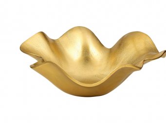 AK.IU0305 GOLD DEKORATF UKUR TABAK 37*37,5*12 CM